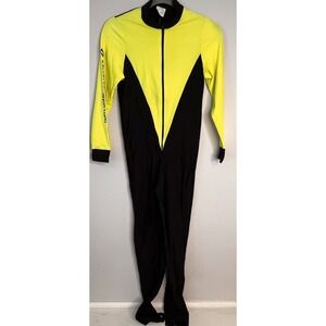 Vintage 1990s US Divers Aqua Lung Dive Skin Youth Large 18/20 Neon USA